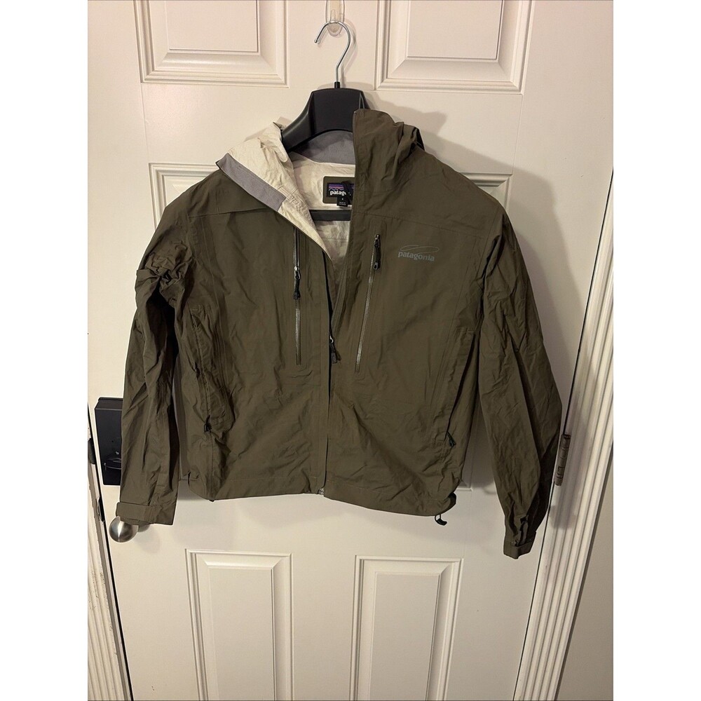 Patagonia Mens Small H2no Guidewater Jacket Green